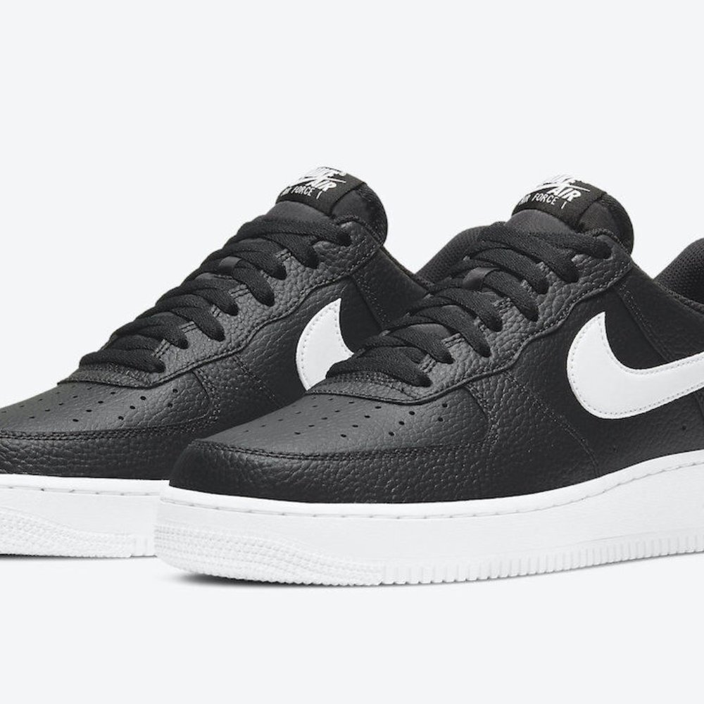 Nike Air Force 1 Low Mens Size 11.5 Shoes Black White Gum Sole Sneakers Panda